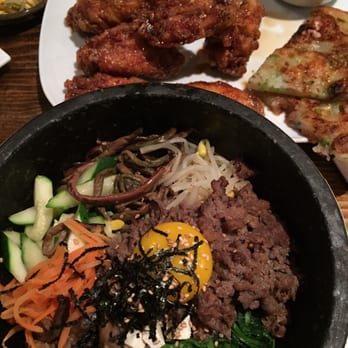 Mokja - Bulgogi bibimbap, seafood pajeon, and spicy chicken wings - Korean Near Me - Astoria, New York Mokja - Bulgogi bibimbap, seafood pajeon, and spicy chicken wings - Korean Near Me - Astoria, New York