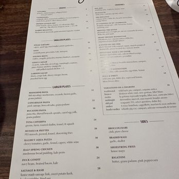 Gina's on Congress - Menu - French Near Me - Austin, Texas