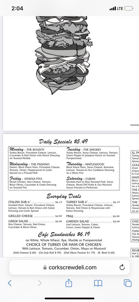 Corkscrew Deli