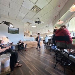 The back seating area