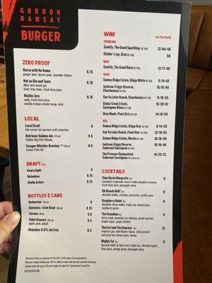 Menu photo 5 Gordon Ramsay Burger - Vancouver Coquitlam, BC Menu photo 5 Gordon Ramsay Burger - Vancouver Coquitlam, BC