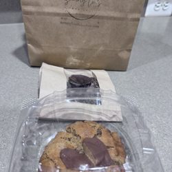 Peanut butter and blueberry cookies.