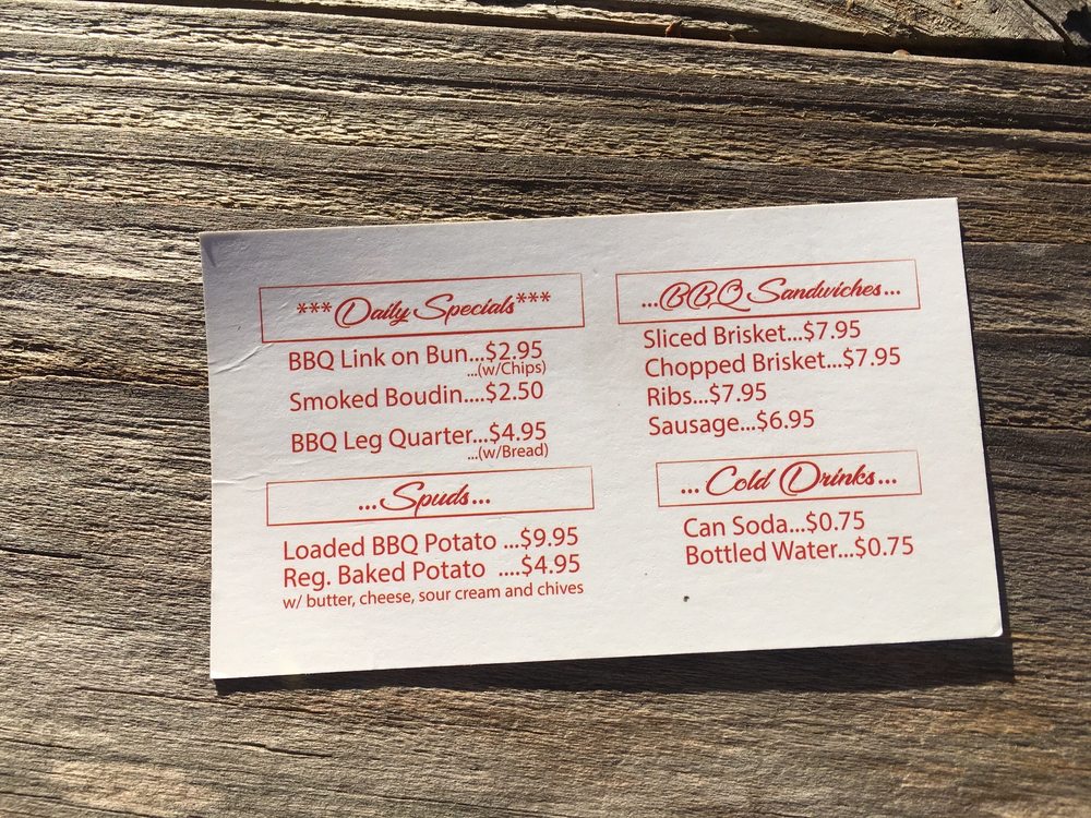 Food from Taste Buds Bar-B-Q & Spuds