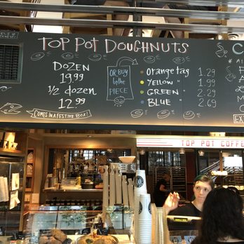 Top Pot Doughnuts - Menu 1 - Bakeries Near Me - Seattle, Washington Top Pot Doughnuts - Menu 1 - Bakeries Near Me - Seattle, Washington