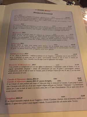 Menu photo 5 La Piazzetta Florence, FI