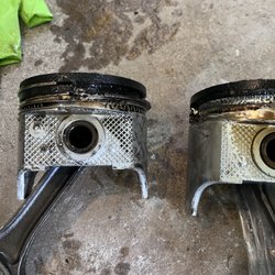 S&J Engines - Broken Pistons and Rings.  Go Somewhere Else