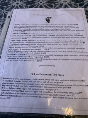 Menu photo 4 The German Cafe Sierra Vista, AZ Menu photo 4 The German Cafe Sierra Vista, AZ