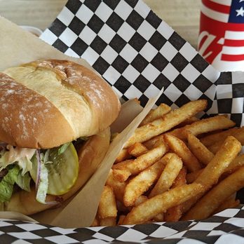 Thunder Mountain Burgers - Double Burger with fries - Burgers Near Me - Cascade, Idaho Thunder Mountain Burgers - Double Burger with fries - Burgers Near Me - Cascade, Idaho