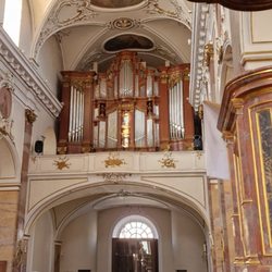 Stadtpfarrkirche St.Blasius - Deckengemälde und Orgel