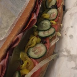 Subway - My Italian with tons of veggies!! What a great sandwich! New employee did a great job!