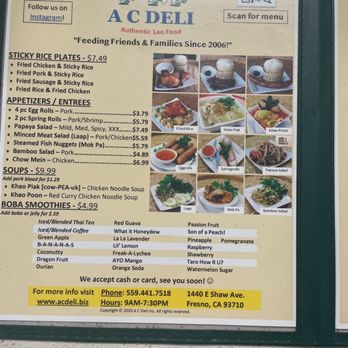 A C Deli - Laotian Near Me - Fresno, California