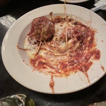Romano Cucina - Meatball Mozzarella (already started eating ) - Italian Near Me - Sunset Beach, California Romano Cucina - Meatball Mozzarella (already started eating ) - Italian Near Me - Sunset Beach, California