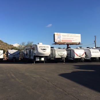 Rowley White - Rows and rows of Toy Haulers!!! Go check them out! - RV Dealers Near Me - Mesa, Arizona