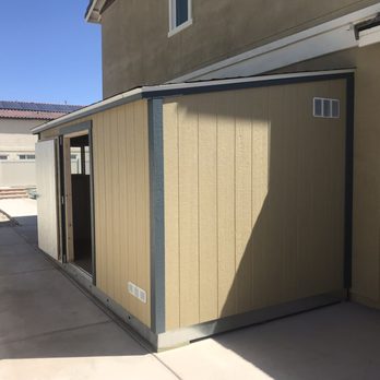Tuff Shed Palmdale - the side of the house with the door open - Sheds & Outdoor Storage Near Me - Palmdale, California