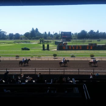 Sonoma County Fairgrounds-Santa Rosa - My seat view from the grandstand of the racetrack - Venues & Event Spaces Near Me - Santa Rosa, California