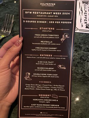 Menu photo 6 Culpepper Cattle Dallas, TX