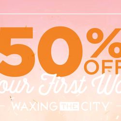 Waxing The City - Yes, it's true....50% off any one service at your first visit.
