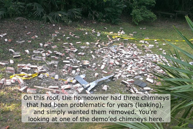 Slide of Caldwell's Roofing