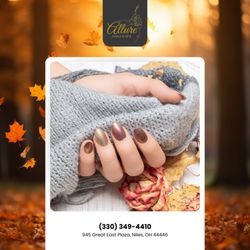 Allure Nails Spa - Bonfires and beautiful nails go hand in hand! Get your autumn look here. Book your appointment now!