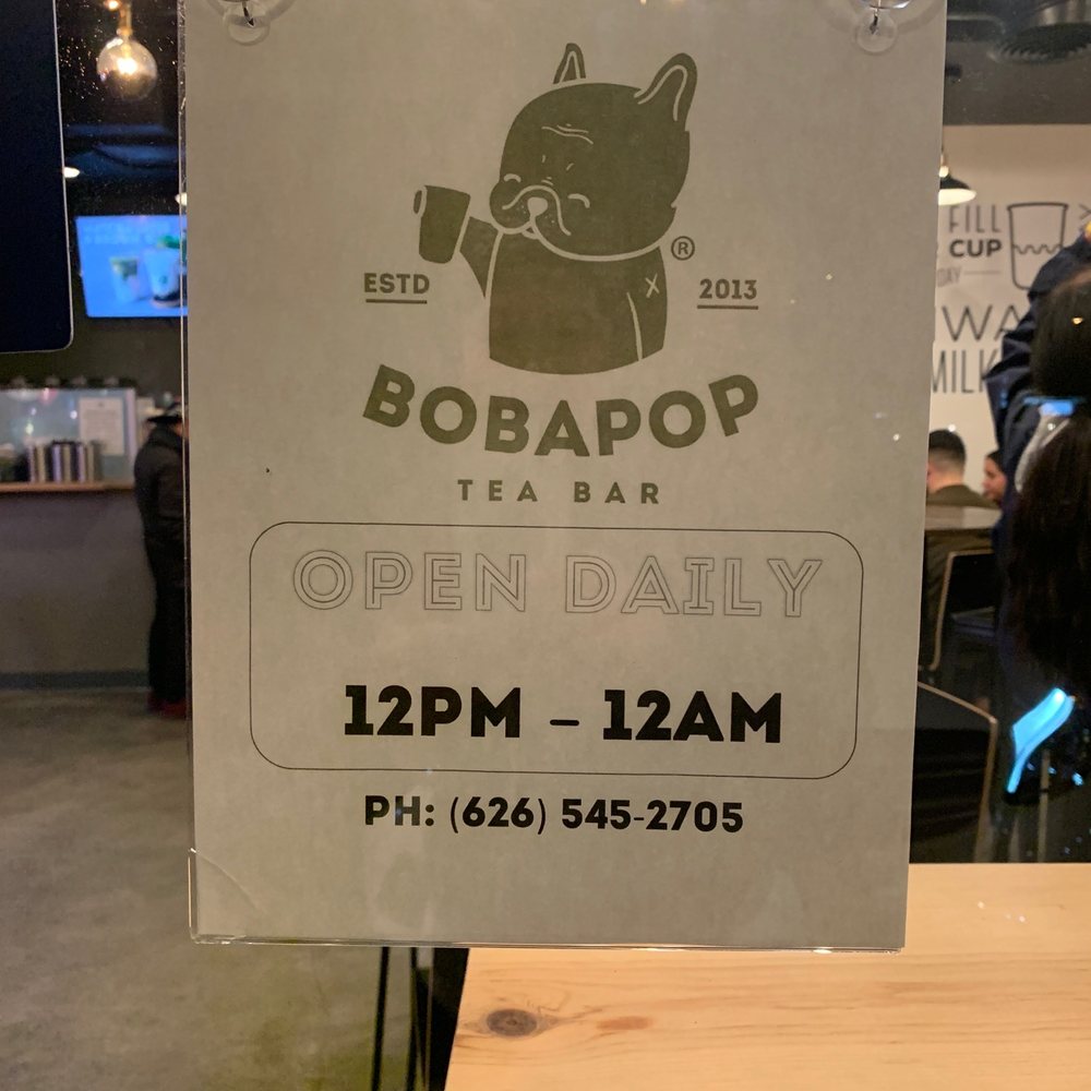 BoBaPOP Tea Bar - Coffee & Tea Near Me - San Gabriel, California BoBaPOP Tea Bar - Coffee & Tea Near Me - San Gabriel, California