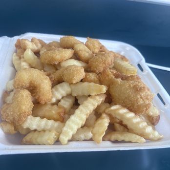 Nathan's Chicago Style - Shrimp basket comes with fries - American Near Me - Chicago, Illinois Nathan's Chicago Style - Shrimp basket comes with fries - American Near Me - Chicago, Illinois