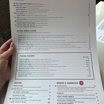 Federal American Grill - Food Menu - Burgers Near Me - Houston, Texas