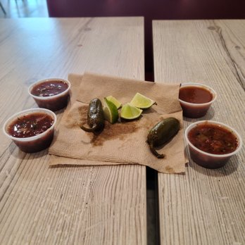 Los Amigos - Salsas were on point though - Mexican Near Me - Mountain View, California