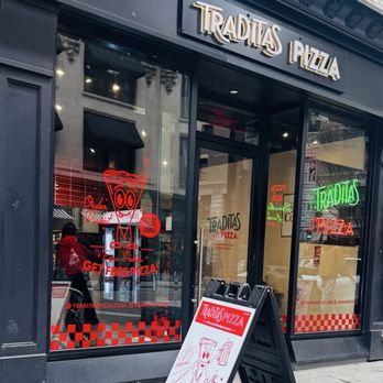 Traditas Pizza - Exterior. Entrance - Pizza Near Me - New York, New York Traditas Pizza - Exterior. Entrance - Pizza Near Me - New York, New York