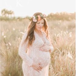Florist Fire - Floral crown I ordered for my maternity photo shoot