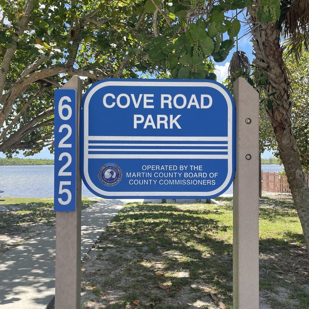 Cove Road Park - Signage - Parks Near Me - Stuart, Florida Cove Road Park - Signage - Parks Near Me - Stuart, Florida