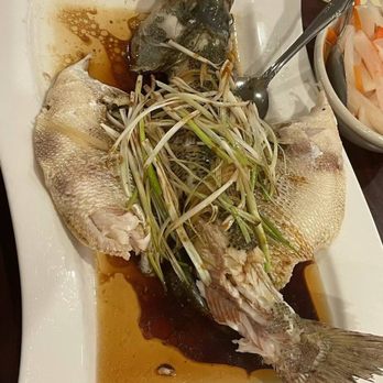 Oriental Pearl Restaurant - Steam bass in soy sauce - Seafood Near Me - Chamblee, Georgia Oriental Pearl Restaurant - Steam bass in soy sauce - Seafood Near Me - Chamblee, Georgia