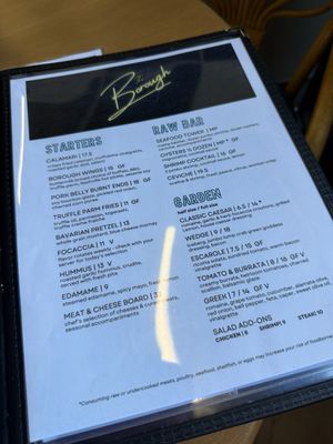 Menu photo 3 The Borough Downingtown, PA