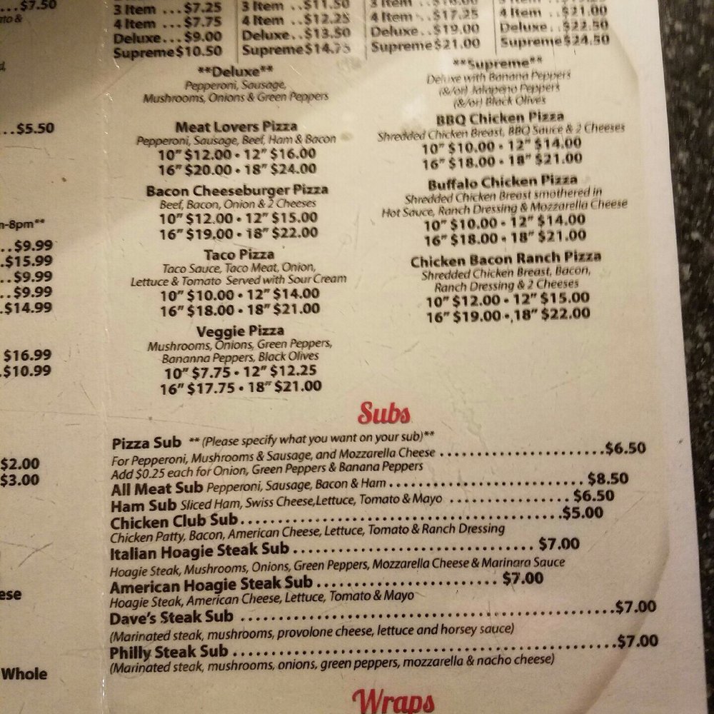 BG's Restaurant and Lounge - I had the Philly Wrap - Dive Bars Near Me - North Star, Ohio
