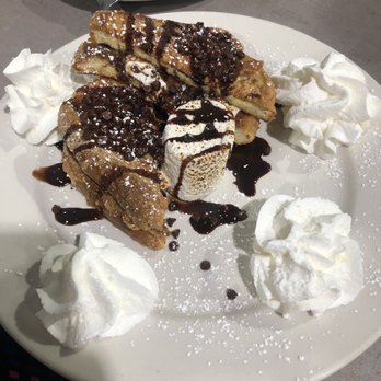 Jonny Cakes Cafe - Graham cracker crusted S'MORES French Toast - Breakfast & Brunch Near Me - Canton, Michigan Jonny Cakes Cafe - Graham cracker crusted S'MORES French Toast - Breakfast & Brunch Near Me - Canton, Michigan