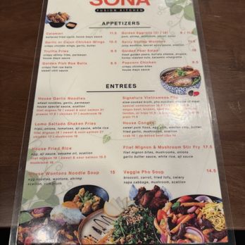 Sona Fusion Kitchen - Asian Fusion Near Me - Anaheim, California