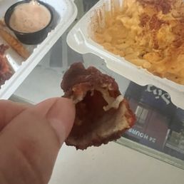 Old batter was thick and dry
