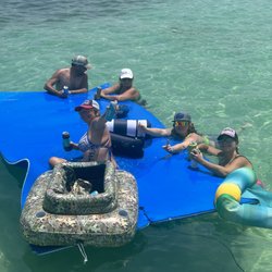 Destin For Fun - Scott even hooked us up with a floating cooler!