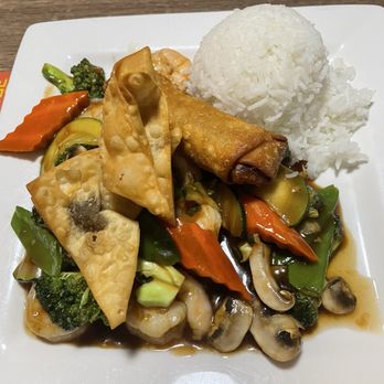 Flamingo Palace - Shrimp & Vegetables Lunch Special - Chinese Near Me - Phoenix, Arizona