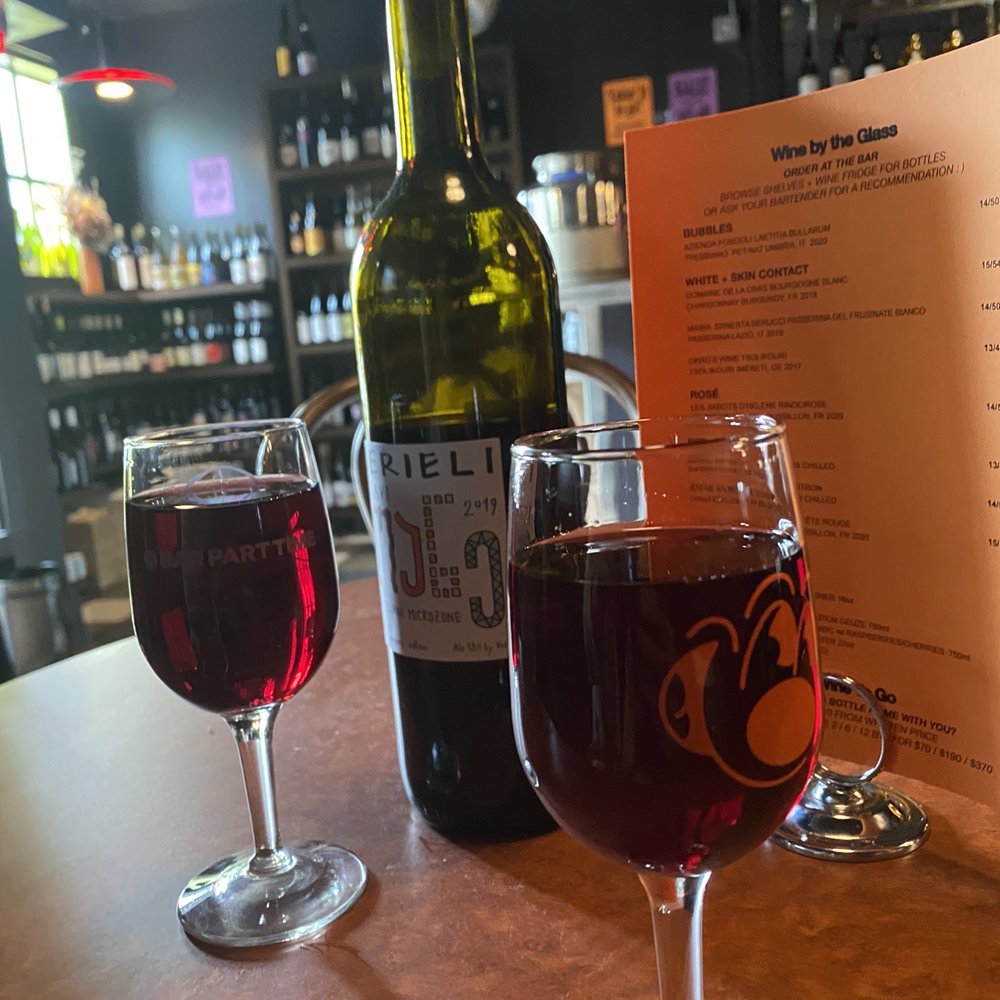 Bar Part Time - Bottle of Natural wine from Georgia. Incredible staff, tons of wines by the glass or bottle, great music and large selection to take home. - Wine Bars Near Me - San Francisco, California