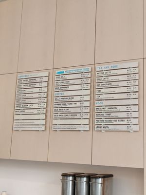 Menu photo 2 Blue Bottle Coffee - Jackson Square San Francisco, CA