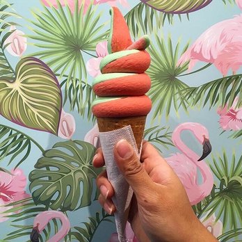 Ca Lem - Watermelon soft serve - Ice Cream & Frozen Yogurt Near Me - Montreal, Quebec Ca Lem - Watermelon soft serve - Ice Cream & Frozen Yogurt Near Me - Montreal, Quebec