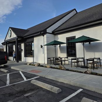 Starbucks - One of the outdoor dining areas of this Starbucks. - Coffee & Tea Near Me - Salem, Virginia