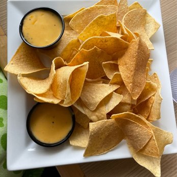 Eddie George's Grille 27 - Chips and queso - American Near Me - Columbus, Ohio Eddie George's Grille 27 - Chips and queso - American Near Me - Columbus, Ohio