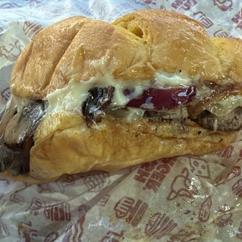 Smashburger - Mushroom burger w caramelized onion - Burgers Near Me - San Diego, California Smashburger - Mushroom burger w caramelized onion - Burgers Near Me - San Diego, California