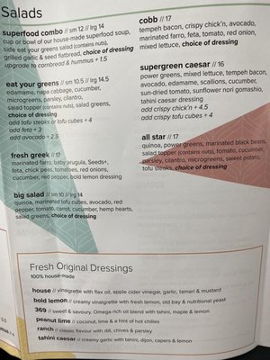 Menu photo 2 Fresh Kitchen + Juice Bar Mississauga, ON Menu photo 2 Fresh Kitchen + Juice Bar Mississauga, ON