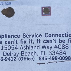 Appliance Service Connection