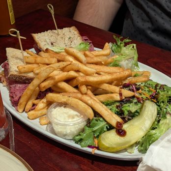 Carnegie Diner & Cafe - Pastrami sandwich with fries - Breakfast & Brunch Near Me - Secaucus, New Jersey