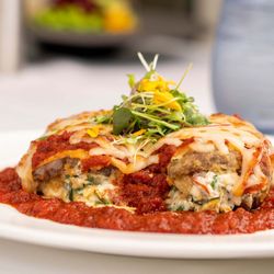 Palm Grill - Eggplant Roulade at Palm Grill at Shell Point Retirement Community