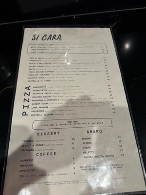 Menu photo 1 Si Cara Cambridge, MA