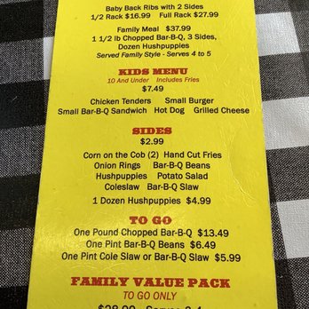Old South Bar-B-Q-Co - Menu back April 6, 2024 - Barbeque Near Me - North Myrtle Beach, South Carolina Old South Bar-B-Q-Co - Menu back April 6, 2024 - Barbeque Near Me - North Myrtle Beach, South Carolina